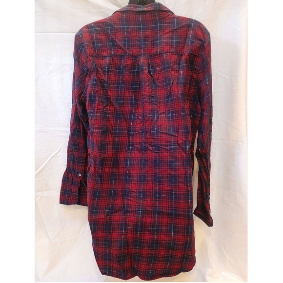 J. Crew Factory women's plaid button up size M - Picture 3 of 5